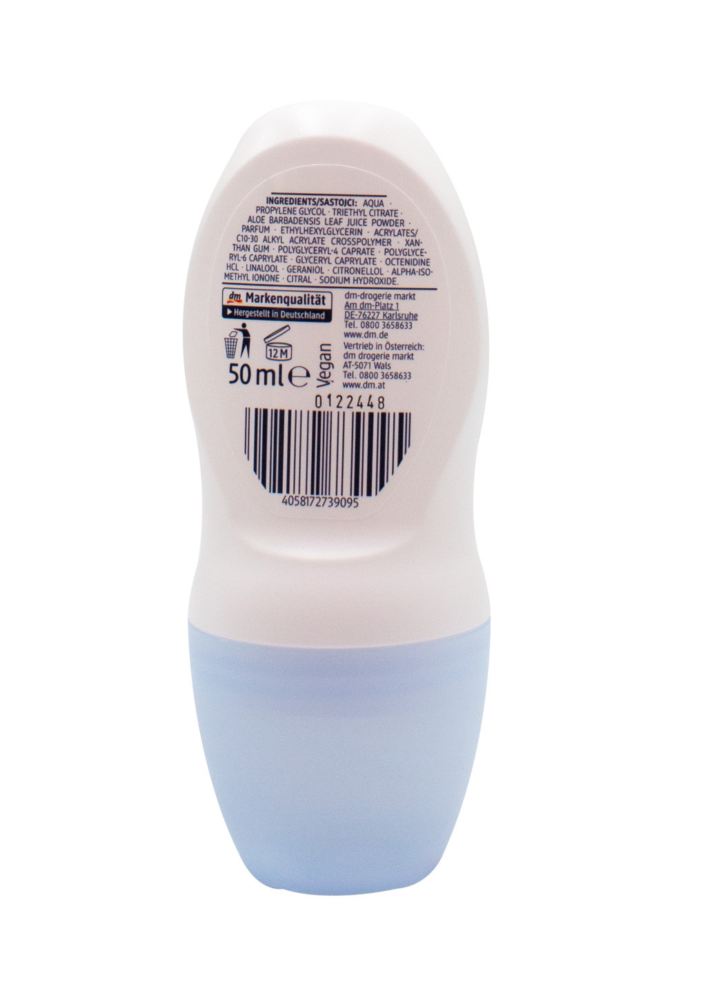 Роликовый дезодорант Sensitive 50 мл Balea (256733622)