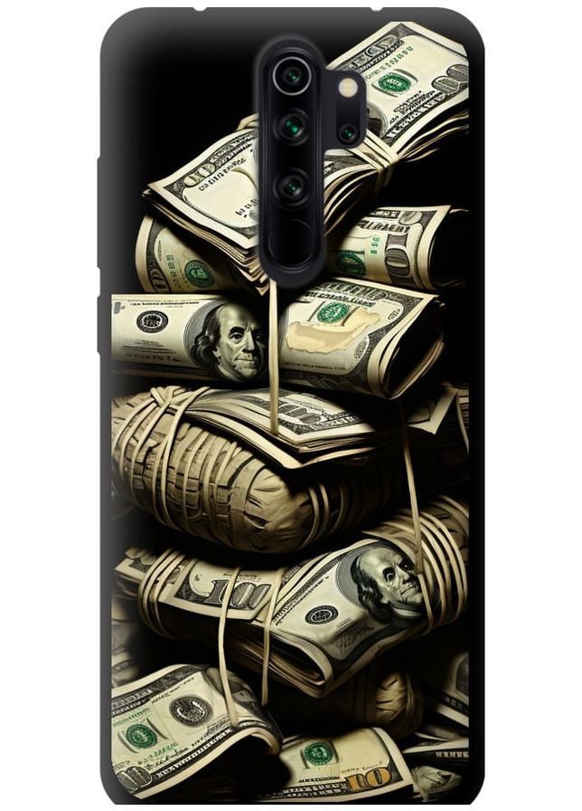TPU черный чехол 'Big money' для Endorphone Xiaomi Redmi Note 8 Pro (267318553)