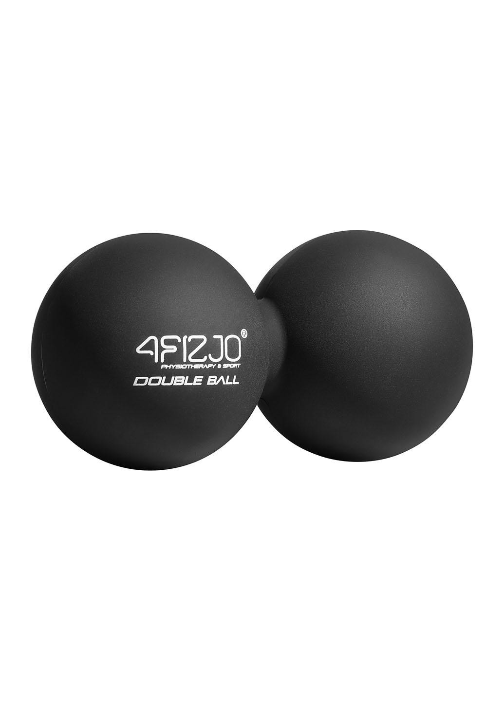 Масажний м'яч подвійний Lacrosse Double Ball 6.5 x 13.5 см 4FJ1226 Black 4FIZJO (259203278)