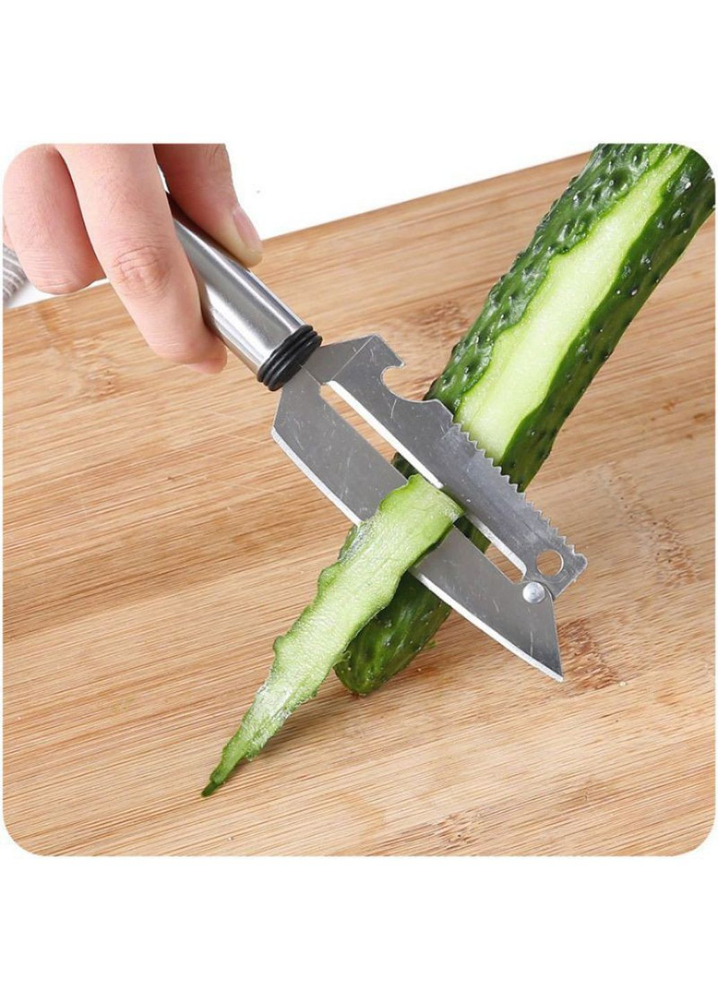 Багатофункціональна шинковка з нержавіючої сталі ніж «Рома» 21 см Kitchen Master (260330873)