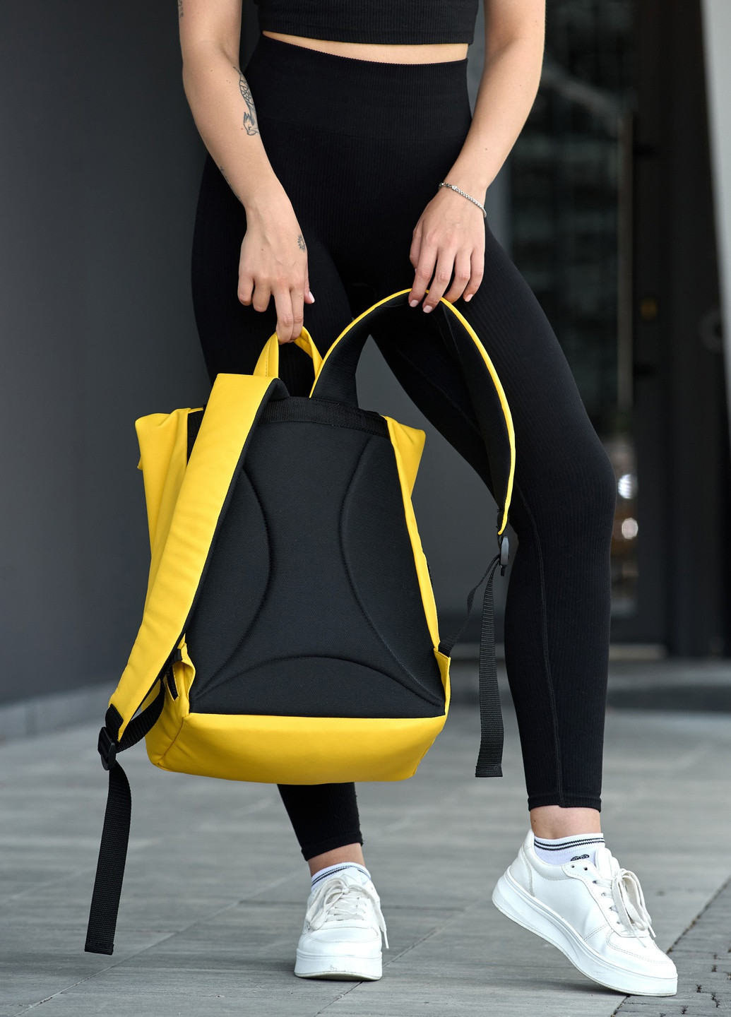 Женский рюкзак ролл RollTop Zard желтый Sambag (259188098)