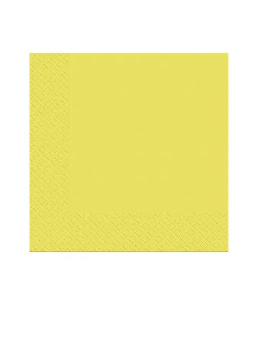 Cалфетки бумажные трехслойные Желтые 18 шт Марго (258689582)