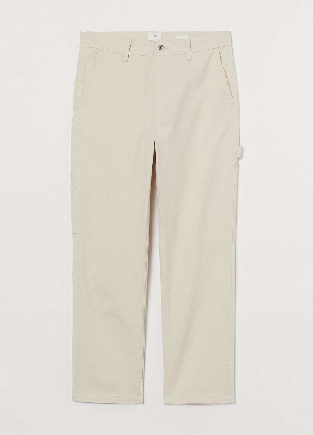 Светло-бежевые демисезонные джинсы H&M