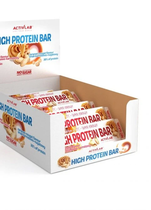 Протеиновый батончик High Whey Protein Bar 49 g (Peanut-caramel) ActivLab (256979585)