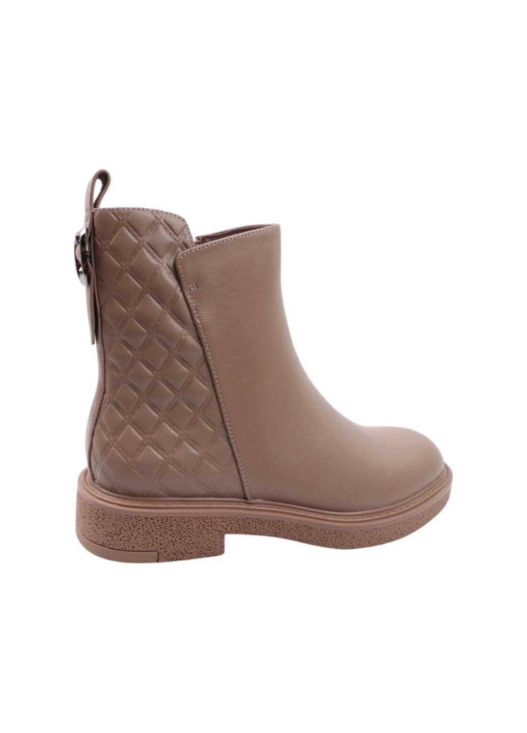 ботинки женские капучино натуральная кожа Molka