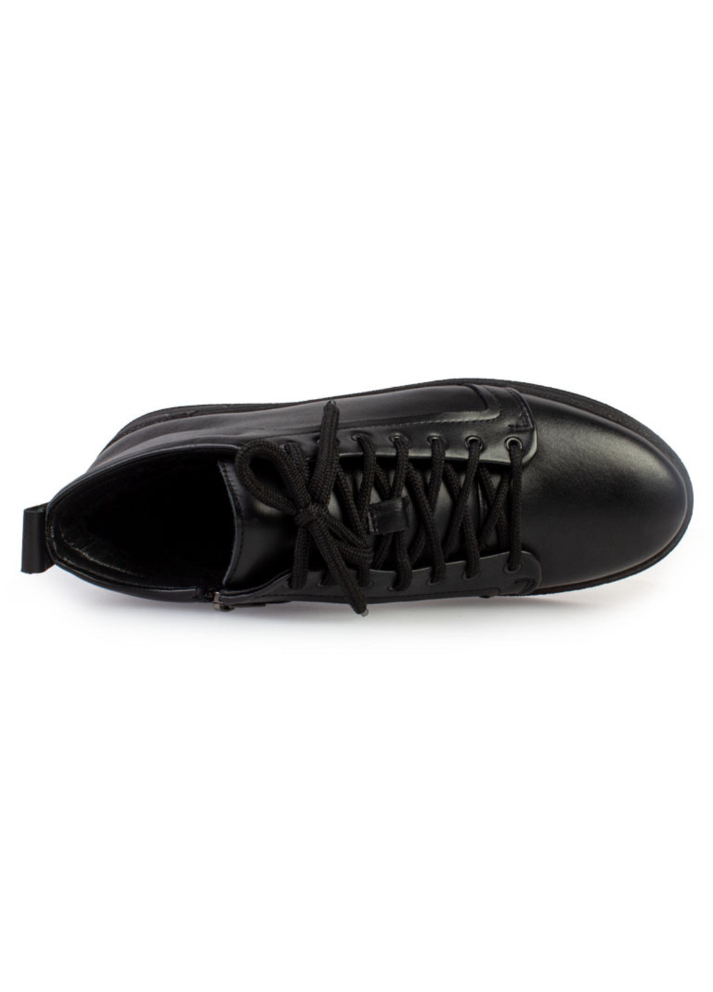 Черные зимние ботинки мужские бренда 9501041_(1) ModaMilano