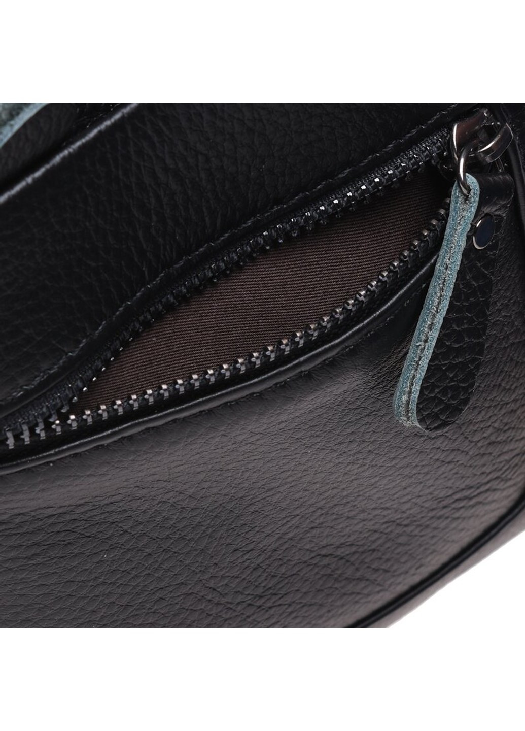 Черная кожаная сумка 10m223-black Borsa Leather (266143961)