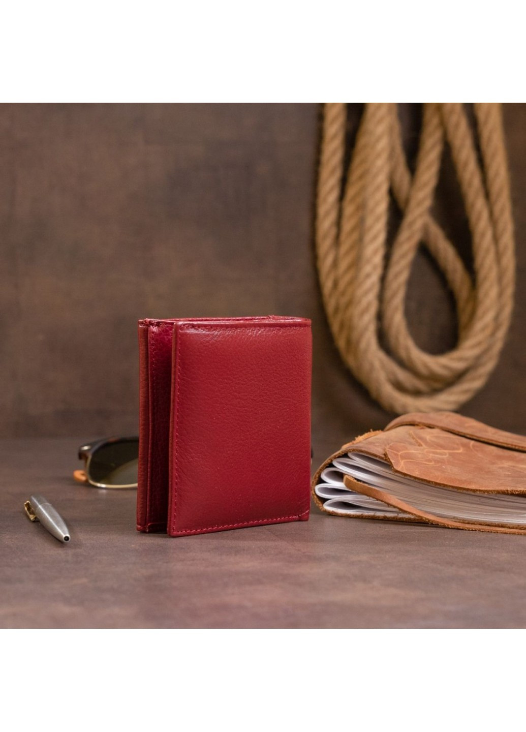 Жіночий шкіряний гаманець ST Leather 19257 Бордовий ST Leather Accessories (262453873)