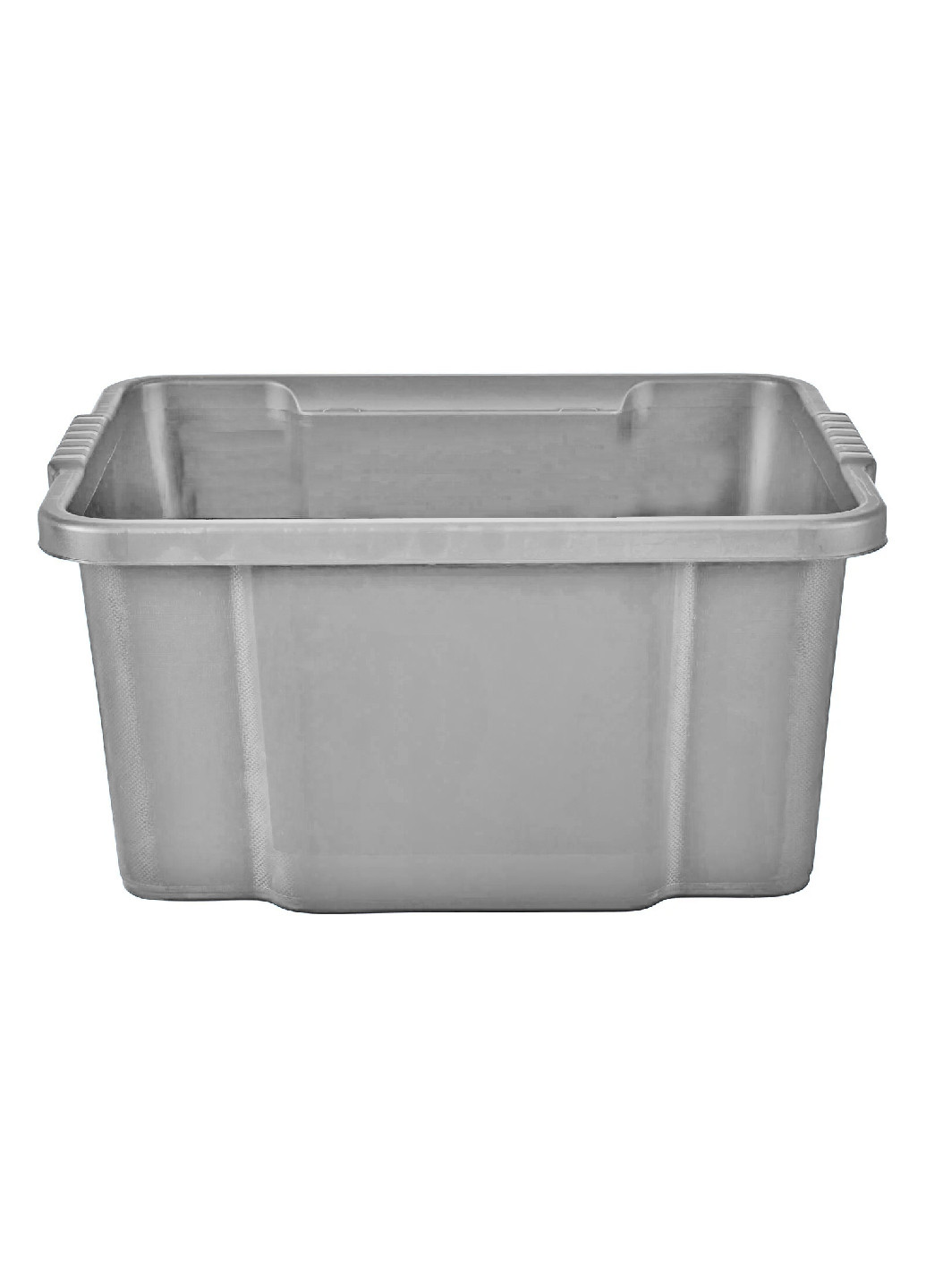 Ящик пластиковый для хранения серый Livarno home (261409524)