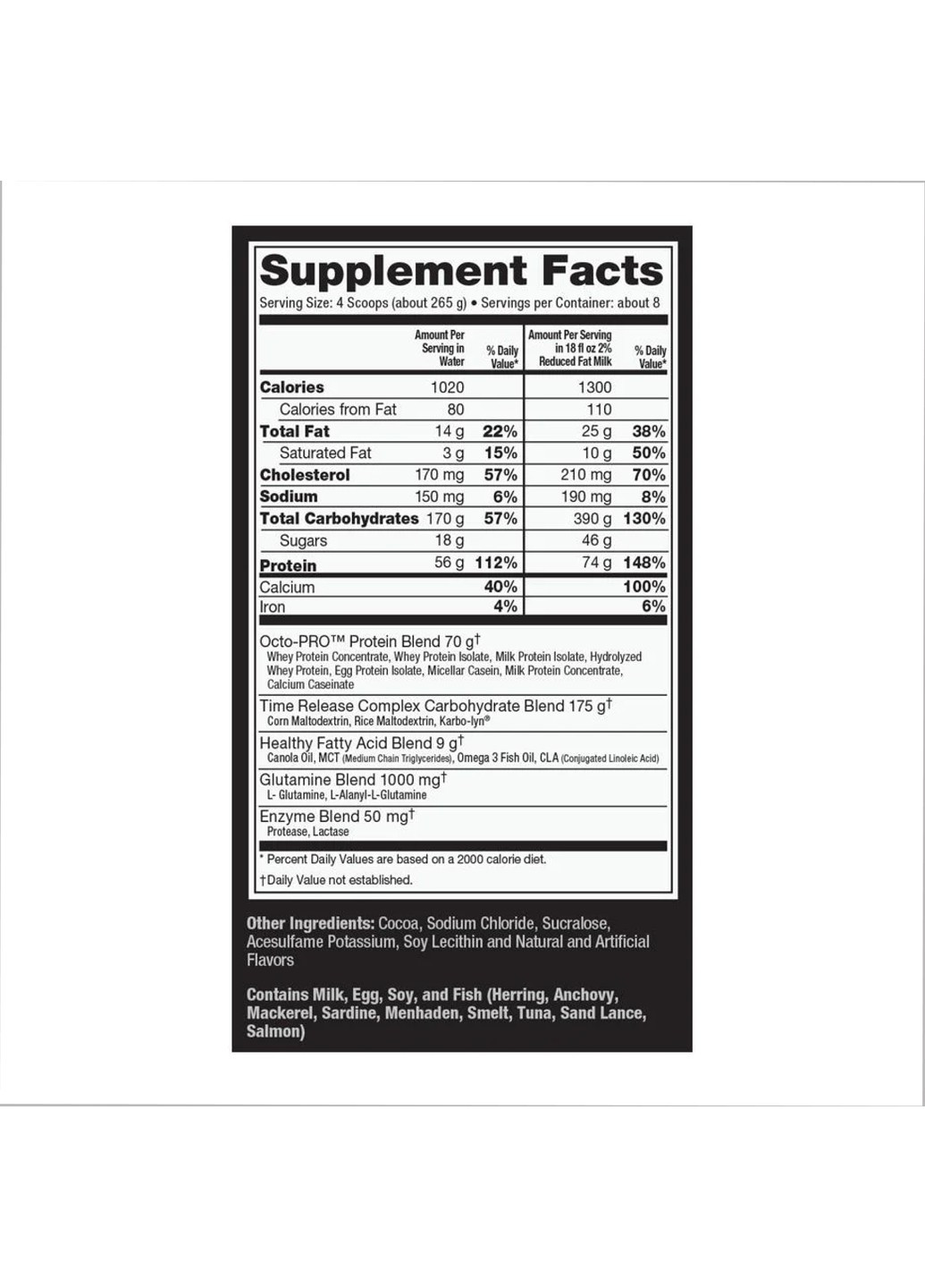 Високобілковий Гейнер Muscle Juice Revolution 2600 - 5040г Ultimate Nutrition (278006981)
