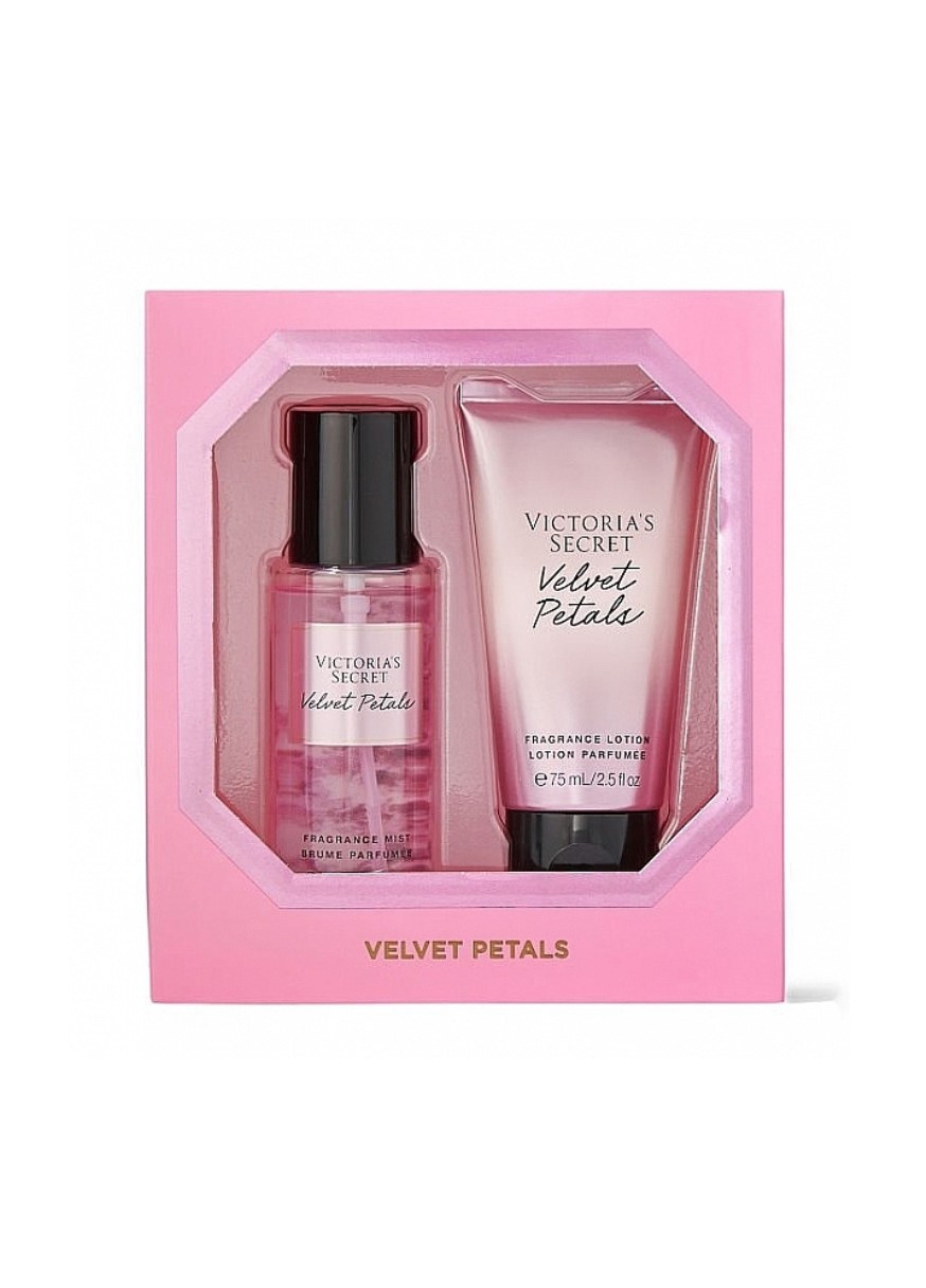 Набор мист и лосьон для тела Velvet Petals Set 75+75 ml Victoria's Secret (269120051)