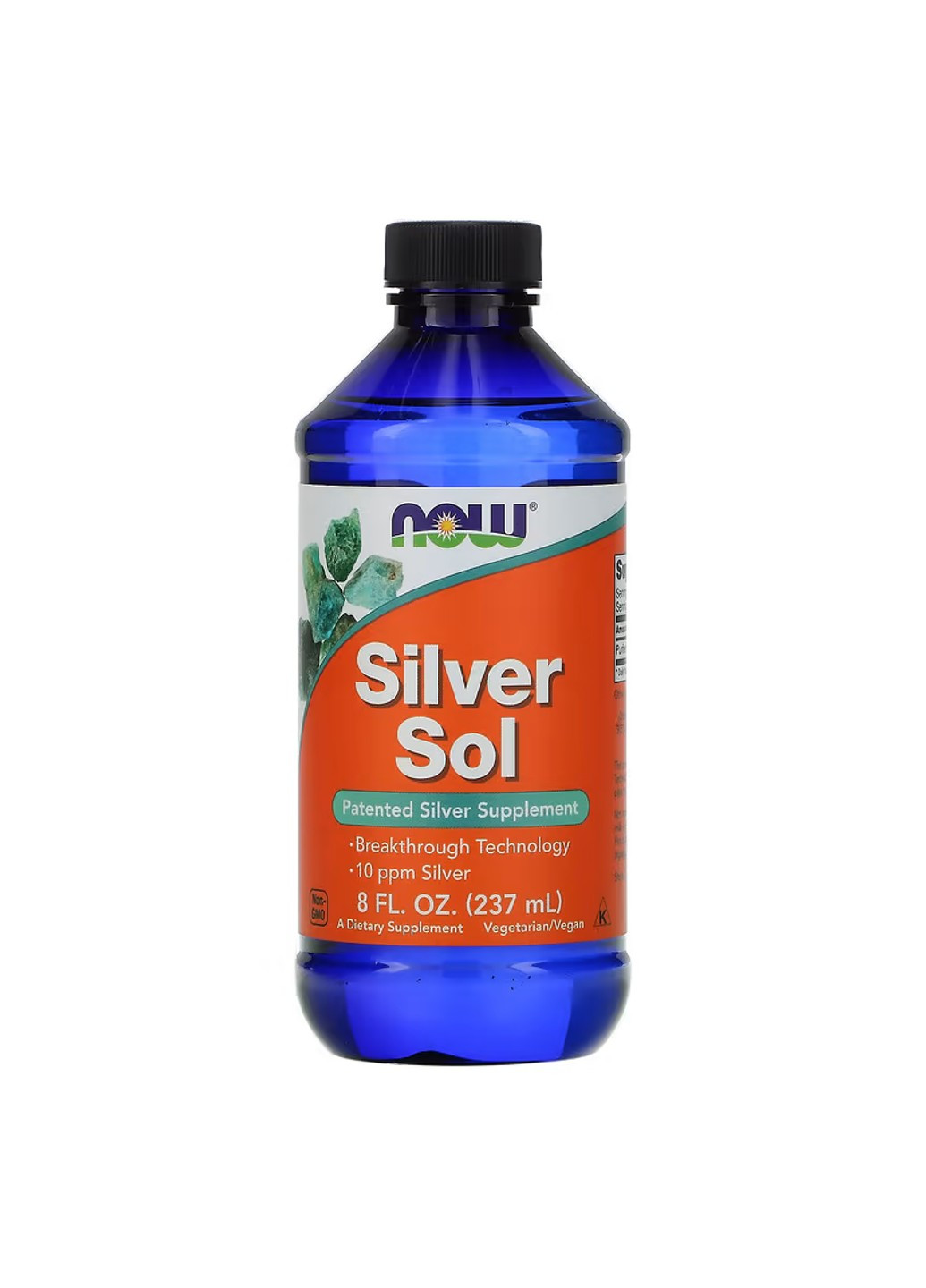 Срібна вода Silver Sol Liquid - 237 мл Now Foods (278006751)