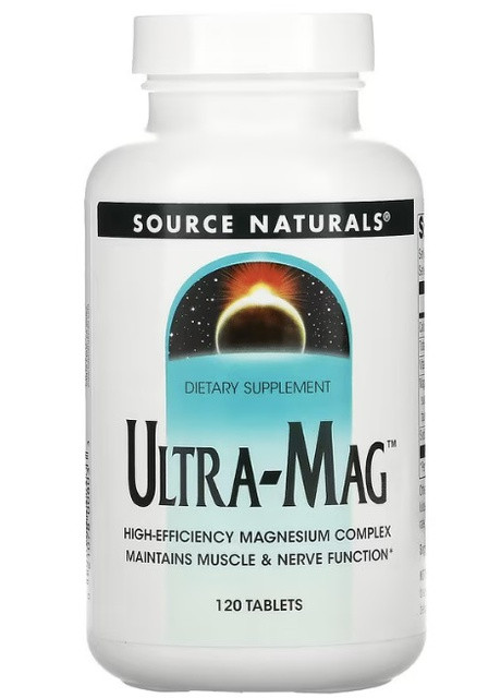 Ultra Magnesium 400 mg + B6 Source Naturals (259809923)
