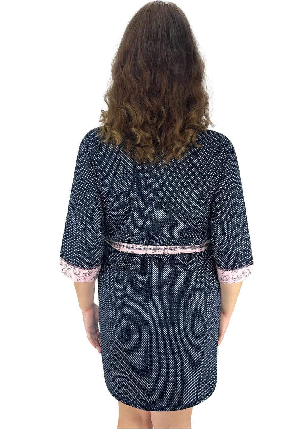 Комплект жіночий ажур нічна та халат їжачок Жемчужина стилей 1422 (274260516)