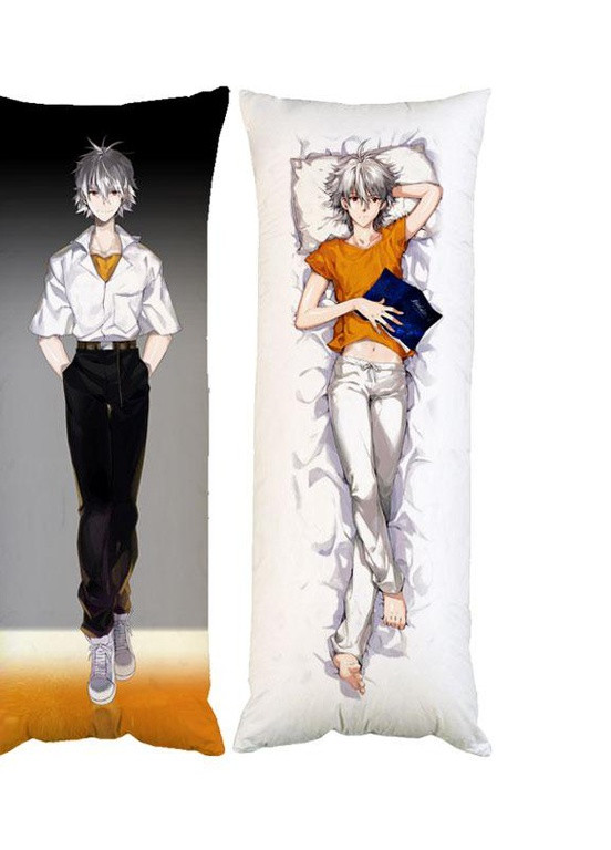Подушка дакимакура Каору Нагиса Евангелион Evangelion декоративная ростовая подушка для обнимания 60*200_1 No Brand (258986890)