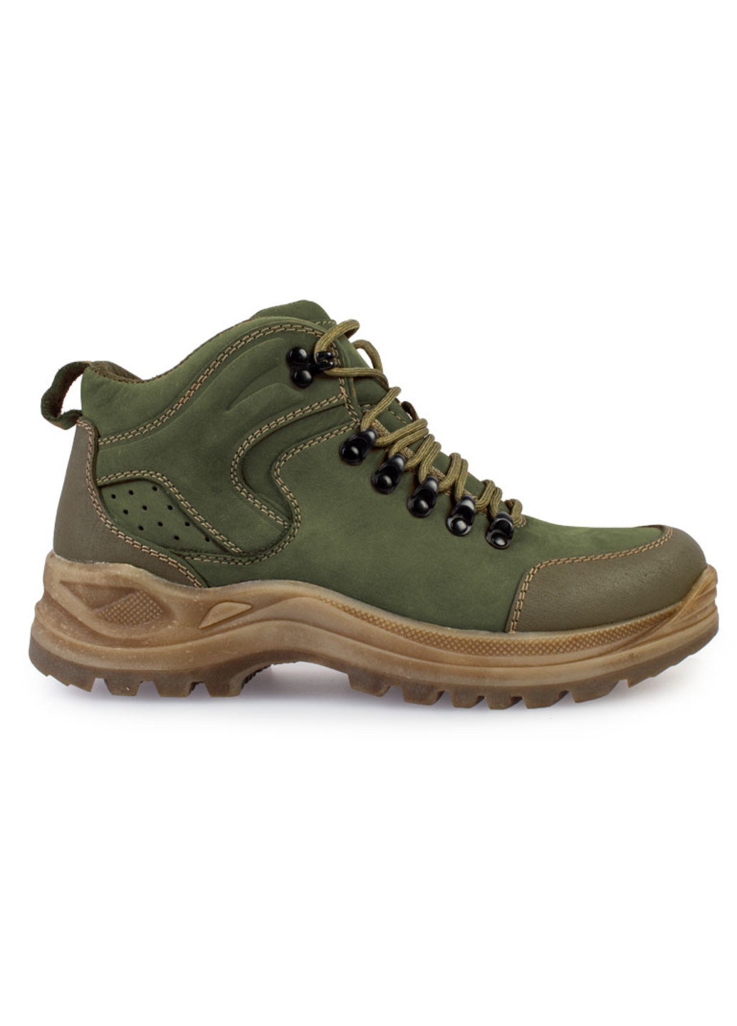 Зеленые осенние ботинки мужские бренда 9500966_(2) One Way