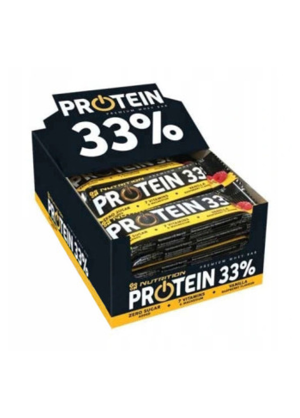 Протеїнові Батончики Protein 33% Bar - 25x50г Шоколад Go On Nutrition (269712744)