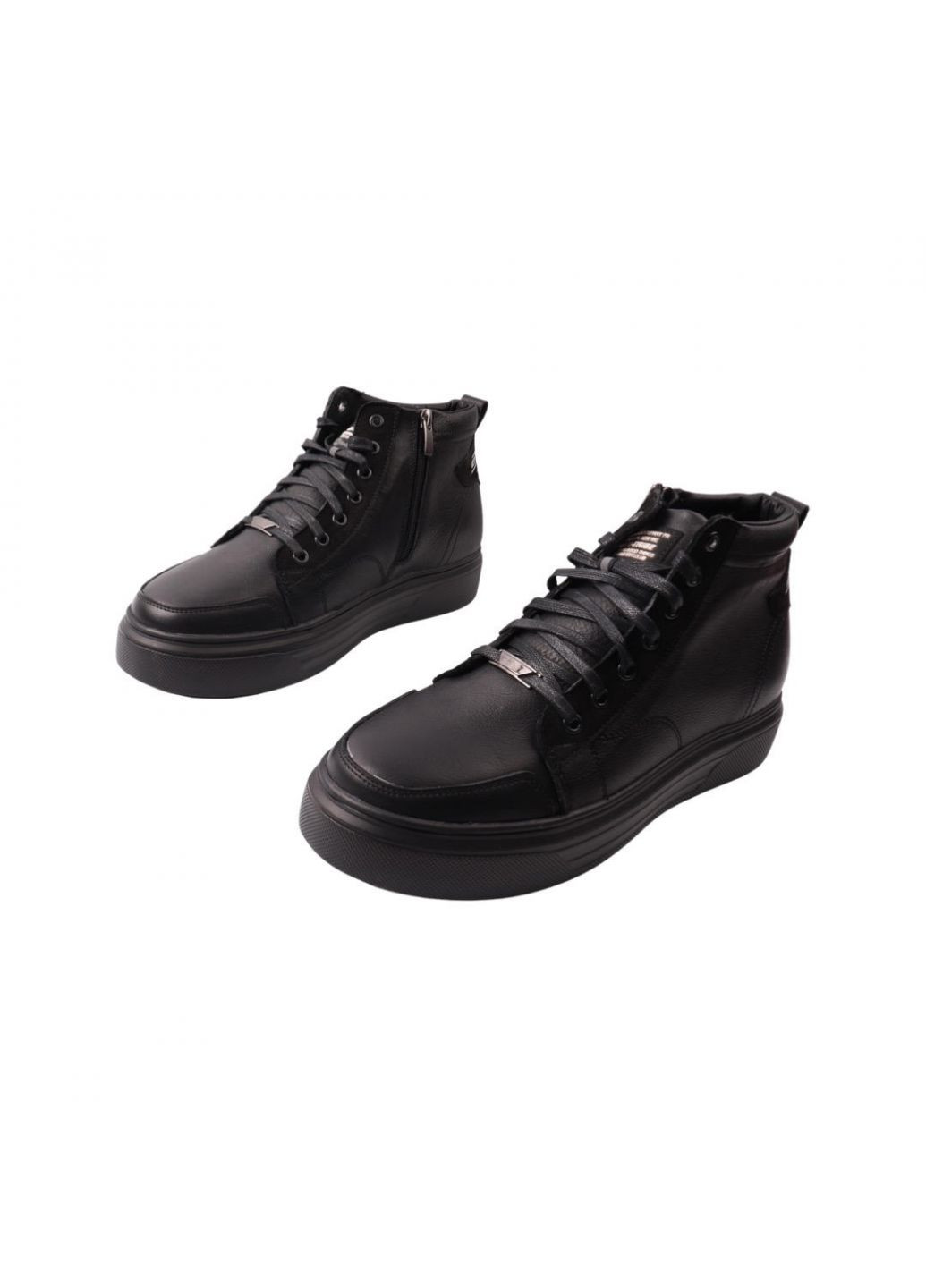 Черные ботинки мужские черные натуральная кожа Extrem