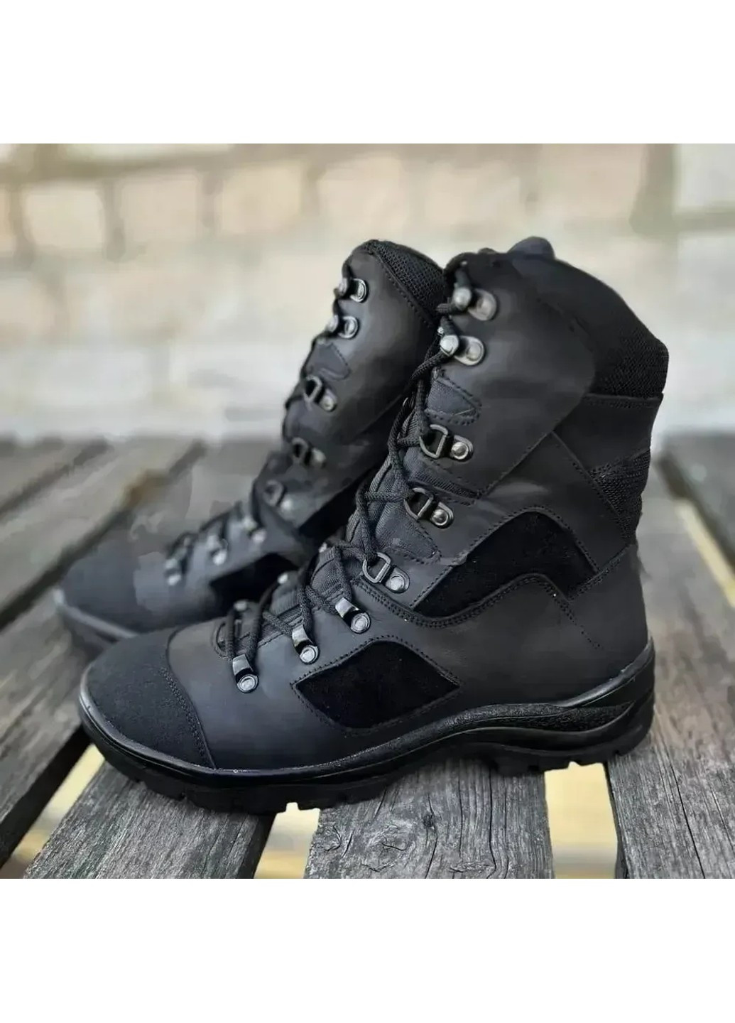 Черные зимние берцы зимние stalker утепленные шерсть черные 46 TALAN