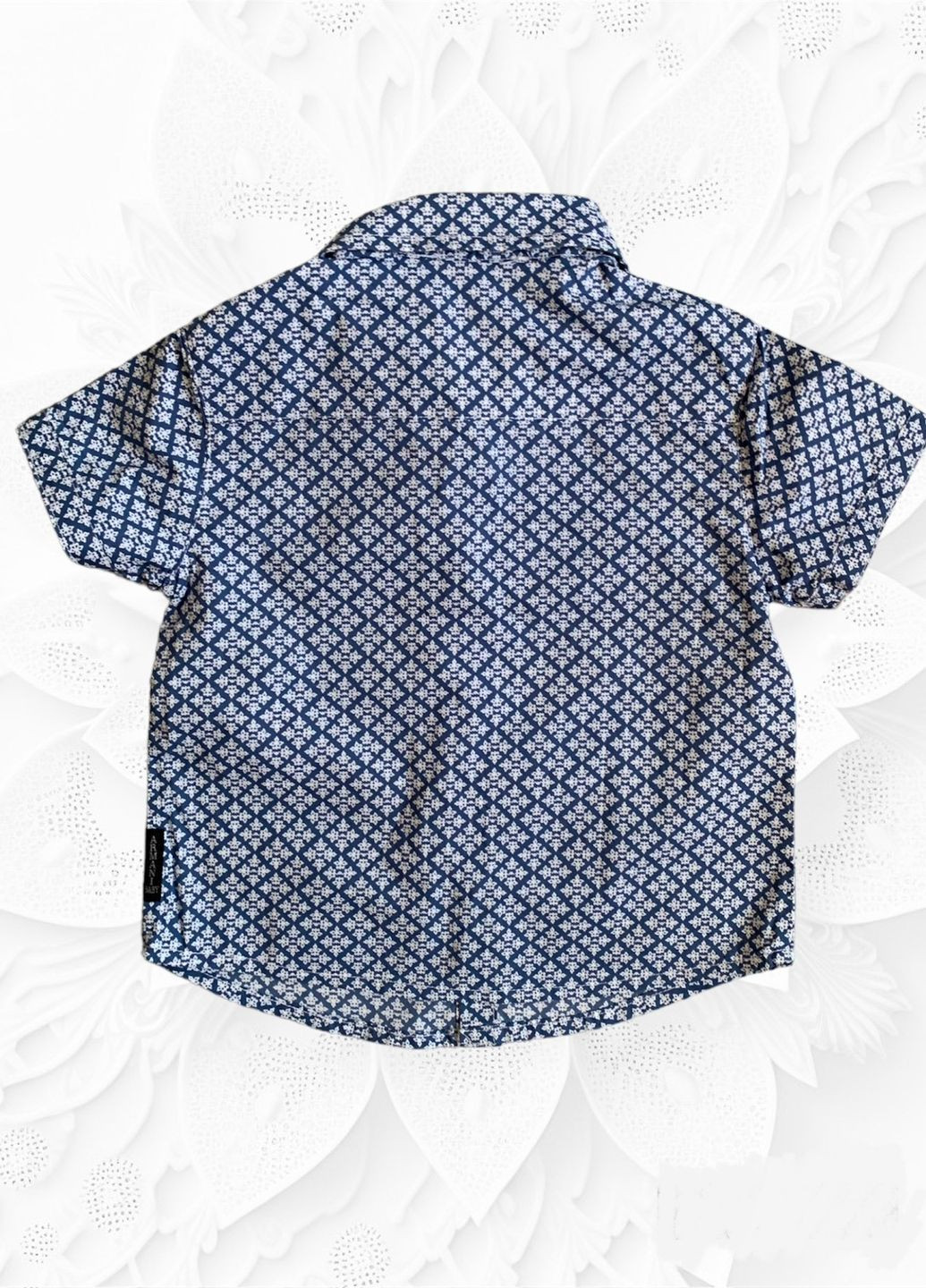 Синяя рубашка Armani Baby