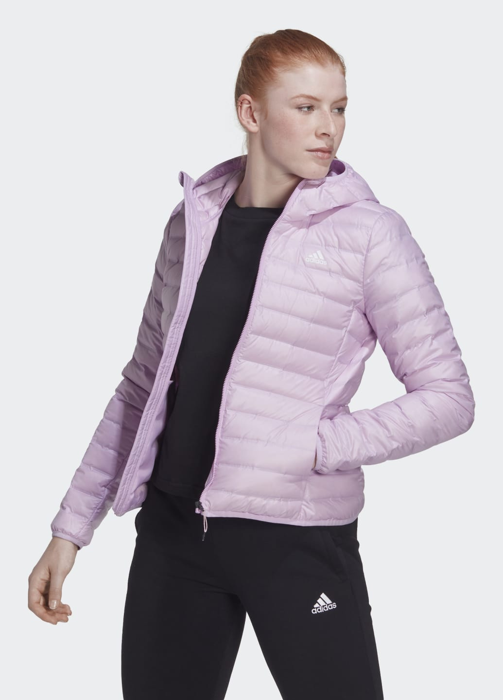 Фиолетовая демисезонная куртка varilite adidas