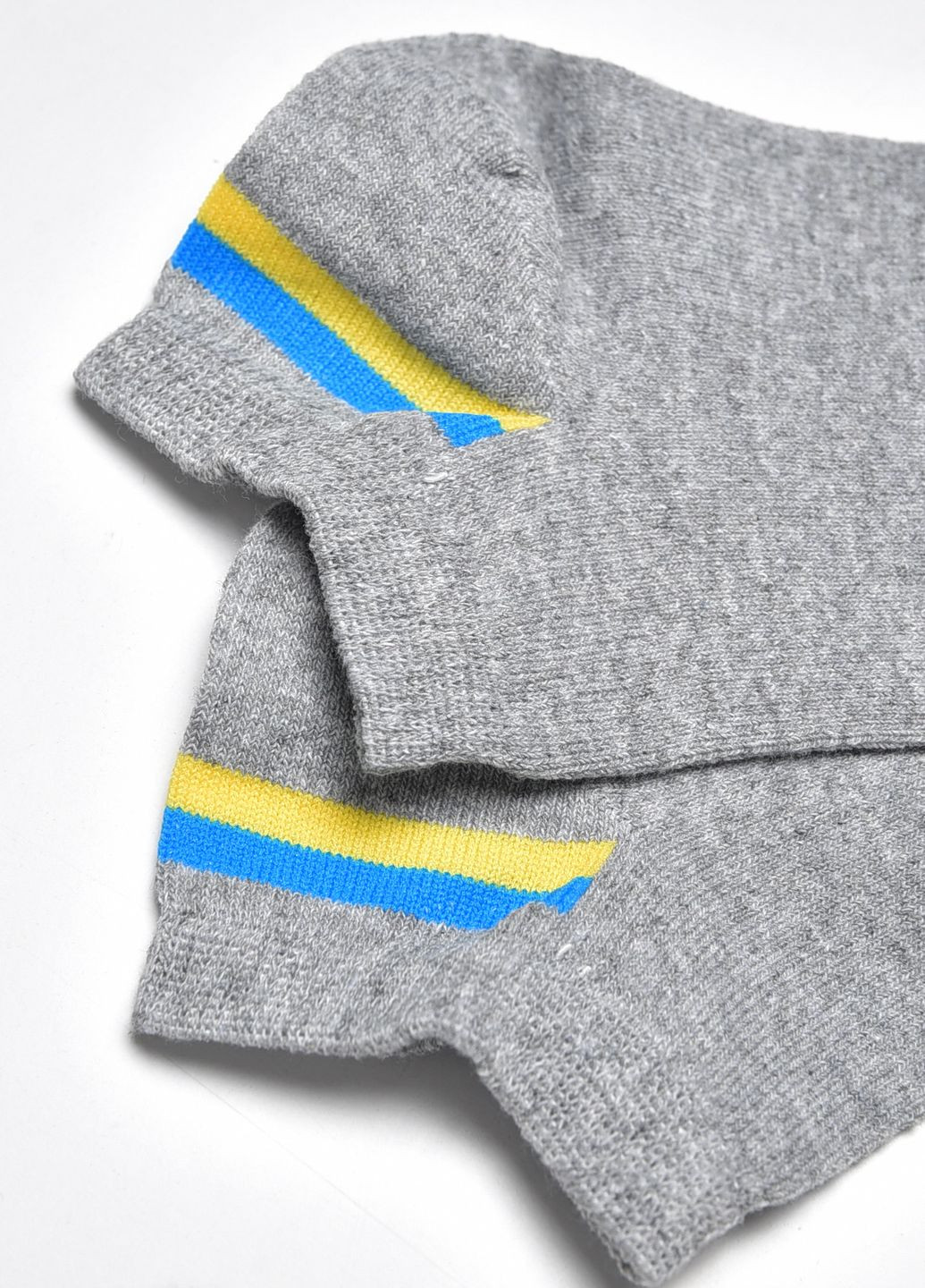 Носки мужские спортивные серого цвета размер 41-45 Let's Shop (278050253)