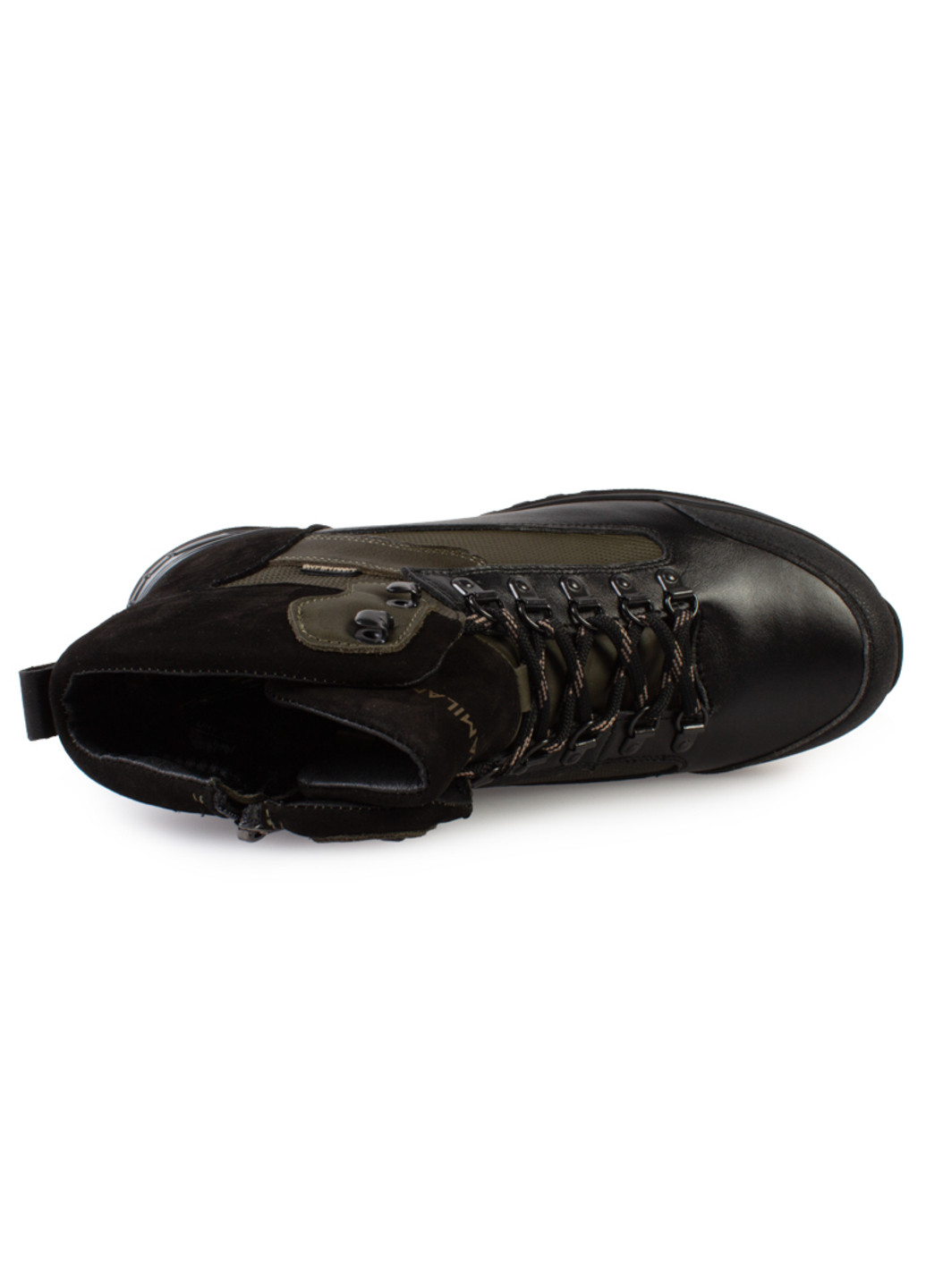 Черные зимние ботинки мужские бренда 9501111_(1) ModaMilano