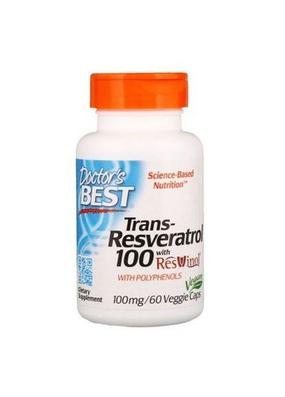Trans-Resveratrol 100 mg 60 Veg Caps Doctor's Best (256722663)