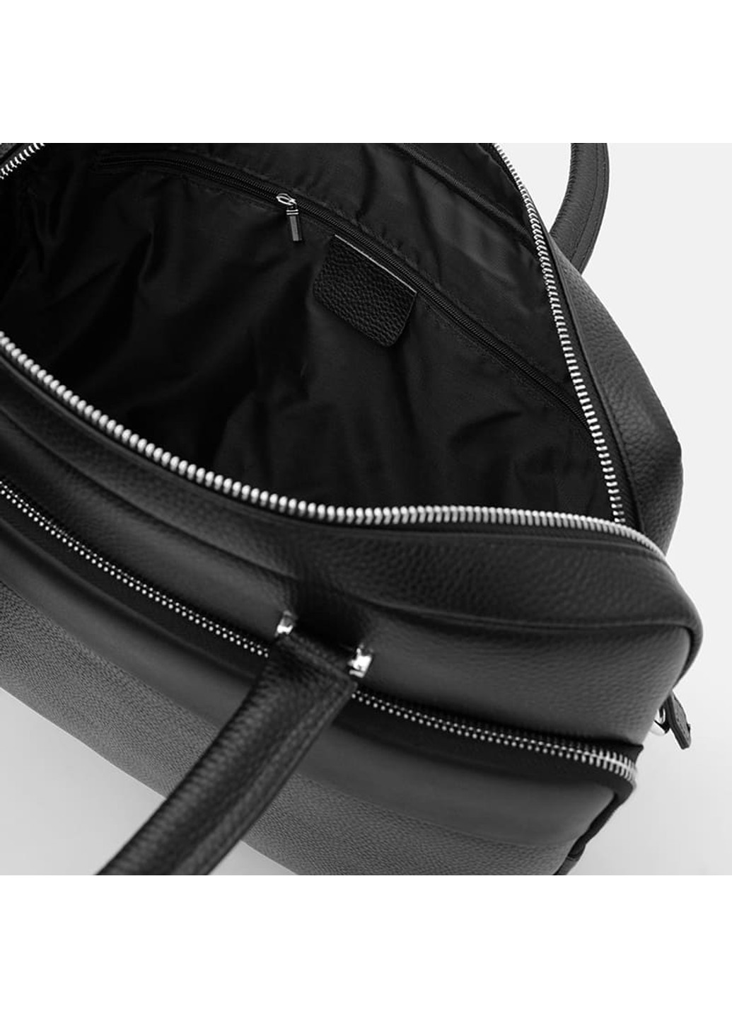 Мужская кожаная сумка K18820-1bl-black Borsa Leather (266143414)
