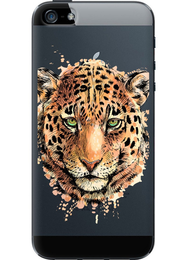 Силиконовый чехол 'Леопард v2' для Endorphone apple iphone 5s (258085766)