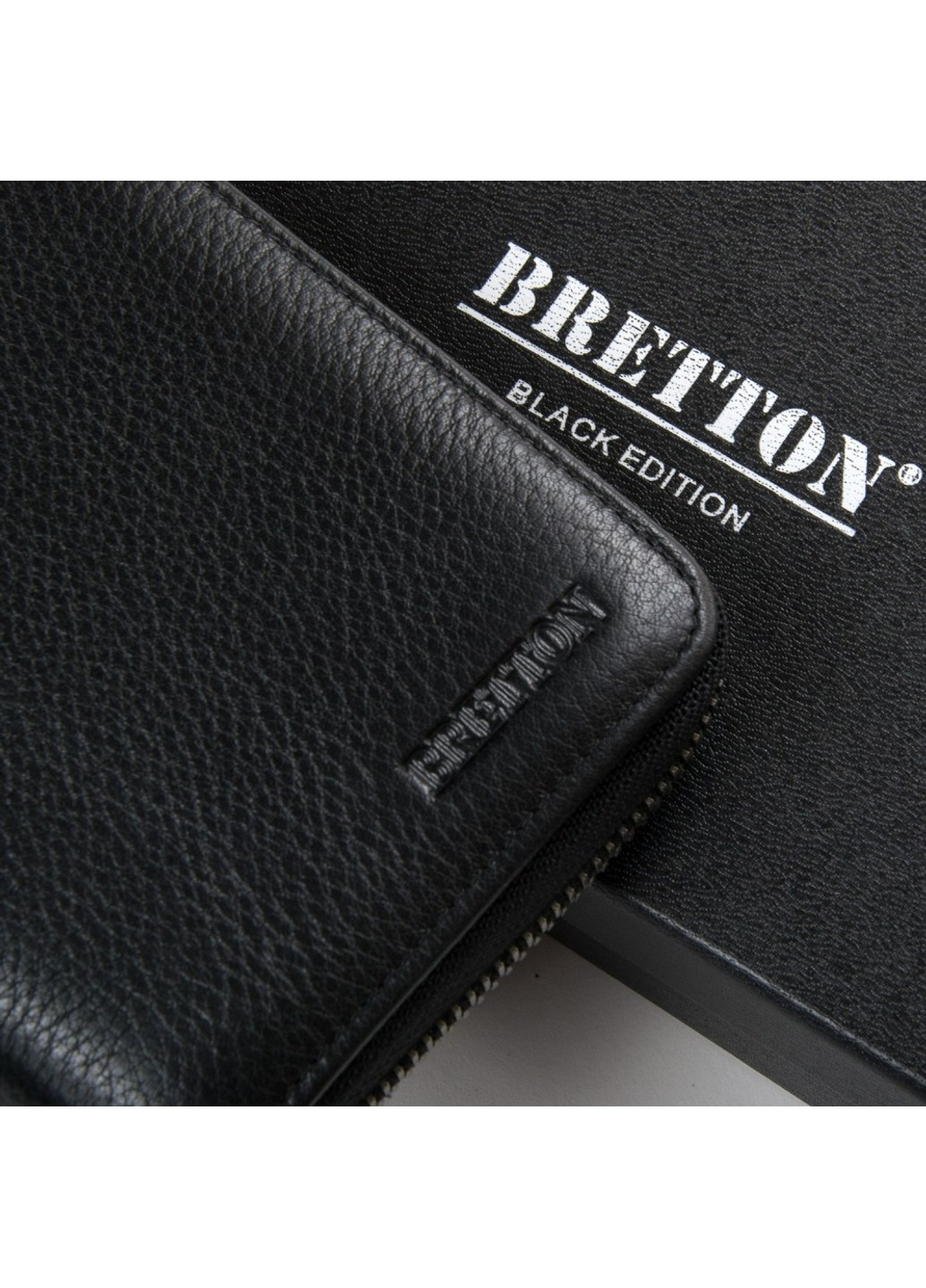 Чоловічий шкіряний гаманець BE 211 Чорний Bretton (261551289)