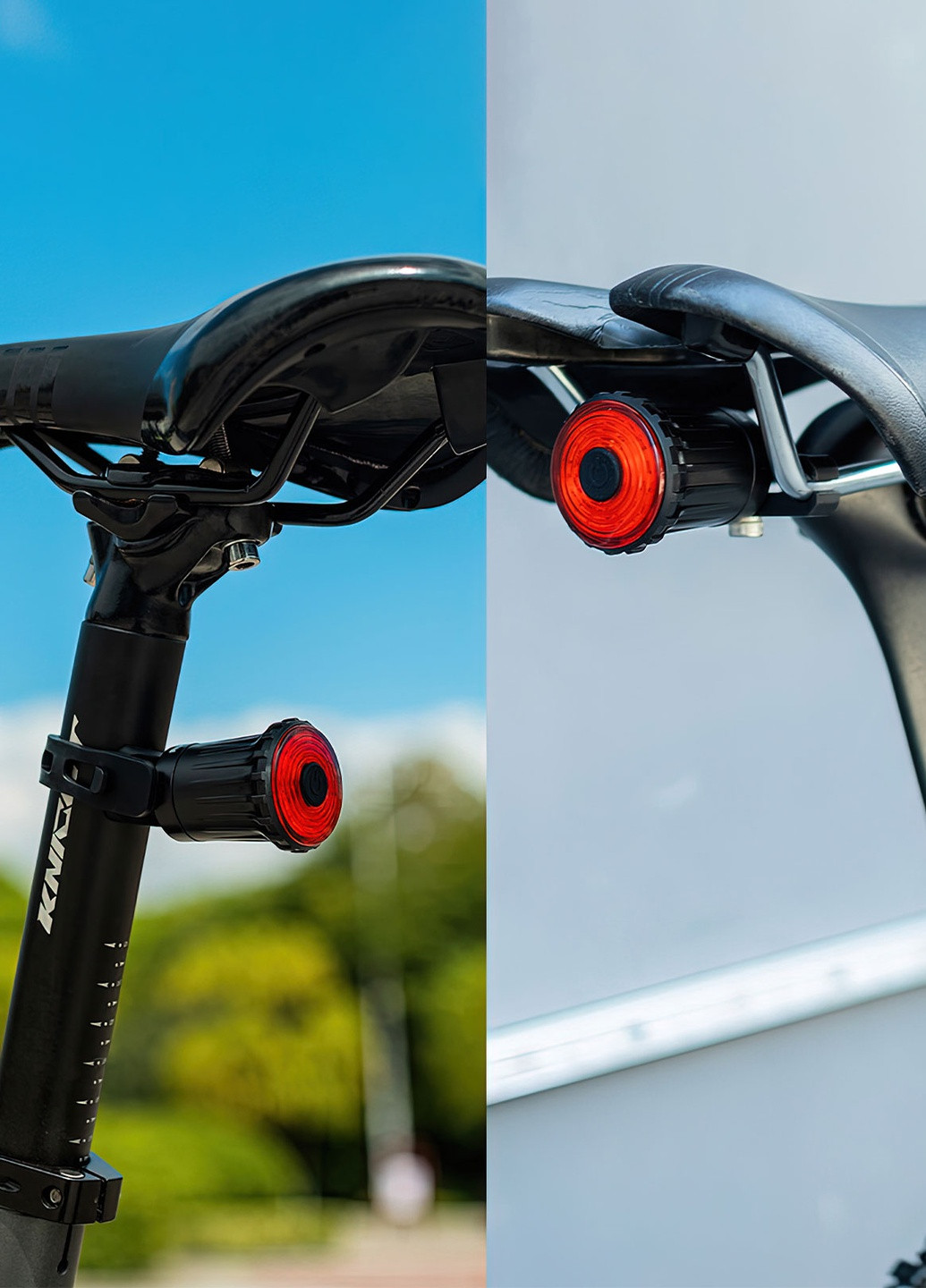 Задній ліхтар для велосипеда з акумулятором / Розумний велоліхтар із USB 8724 Чорний 64994 Rockbros (258053935)