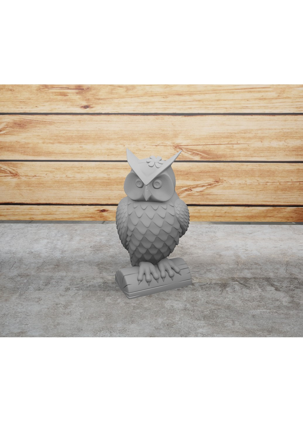 Сова с цветком. ЗаСвіт (261555470)