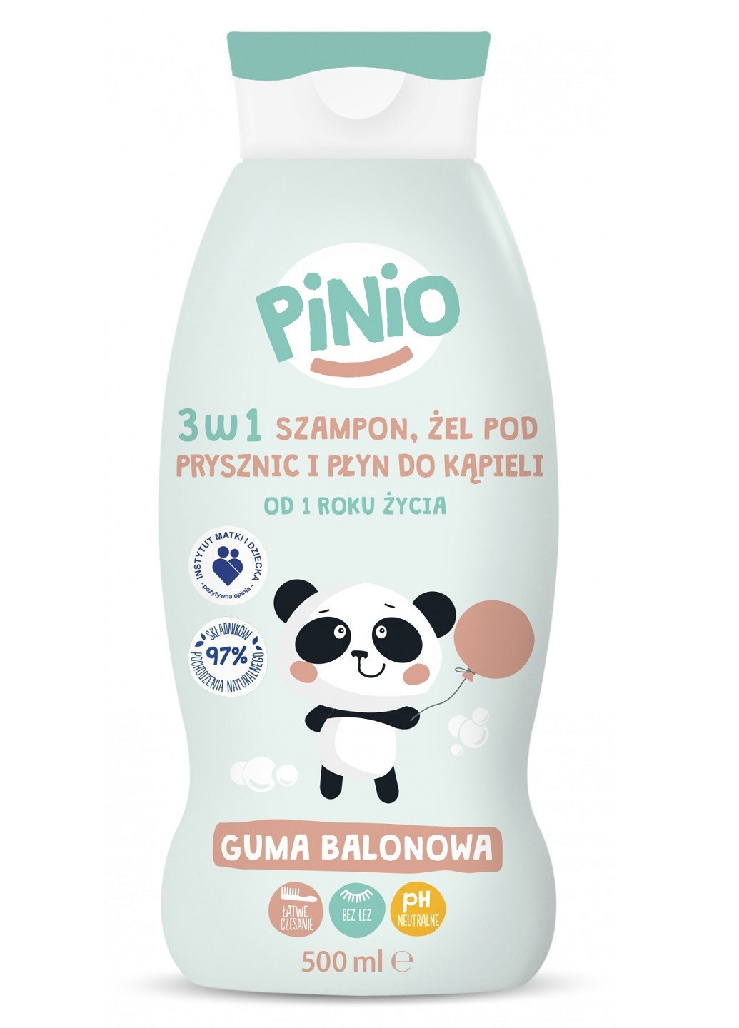 Дитячий шампунь 3в1 з ароматом жуйки 500мл Pinio Magic (257152583)