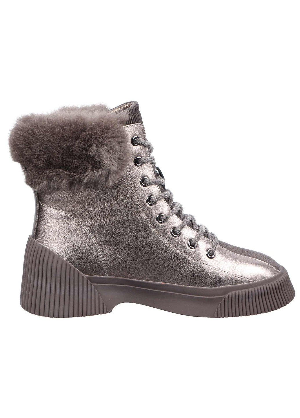Жіночі зимові черевики на низькому ходу 195522 Deenoor (259683153)