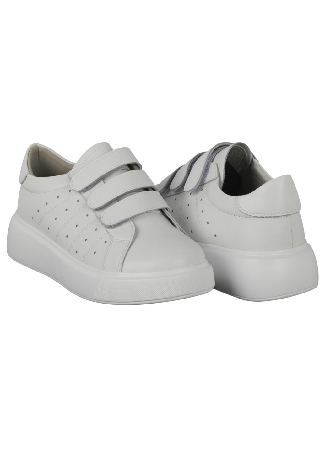 Белые демисезонные женские кроссовки 197985 Renzoni