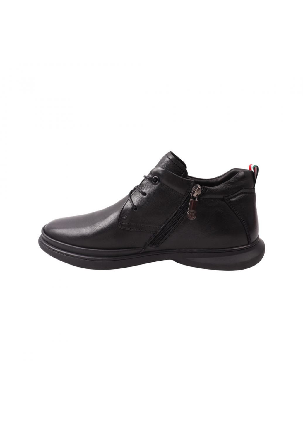 Черные ботинки мужские черные натуральная кожа Cosottinni