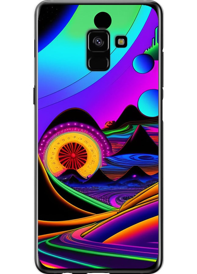 2D пластиковый чехол 'Абстракция v3' для Endorphone Samsung Galaxy A8 Plus 2018 A730F (258210702)