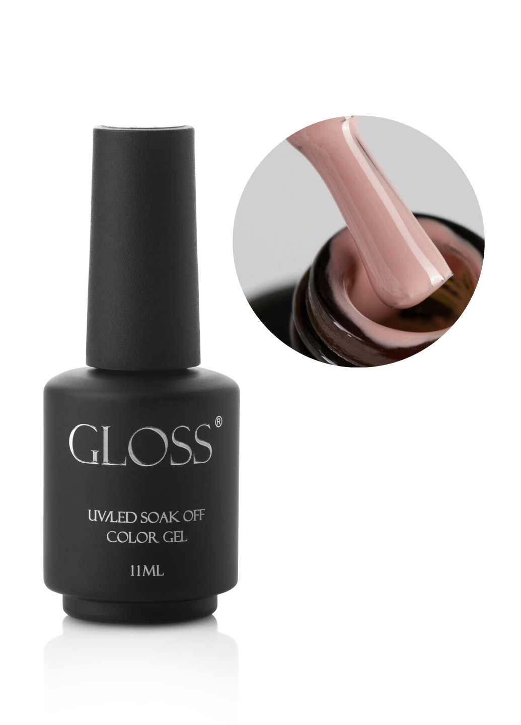 Гель-лак GLOSS 106 (рожево-бежевий), 11 мл Gloss Company пастель (270013737)