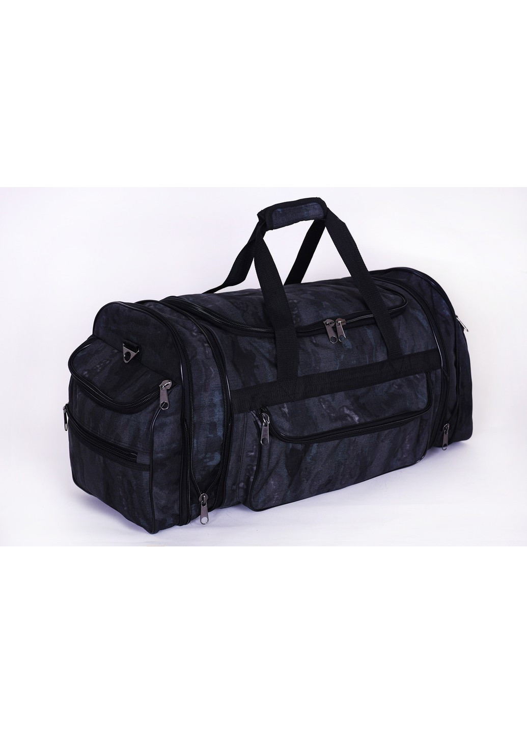 Дорожня велика темно сіра камуфляжна сумка з регульованим об'ємом трансформер водонепроникна міцна водонепроникна No Brand (258653585)