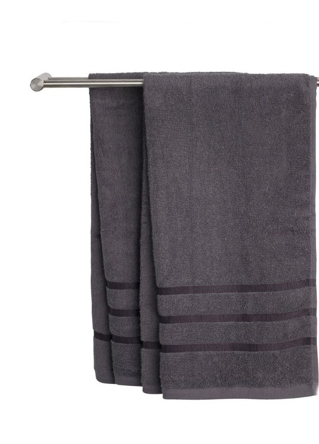 No Brand полотенце хлопок 50x90см т.серый темно-серый производство - Китай