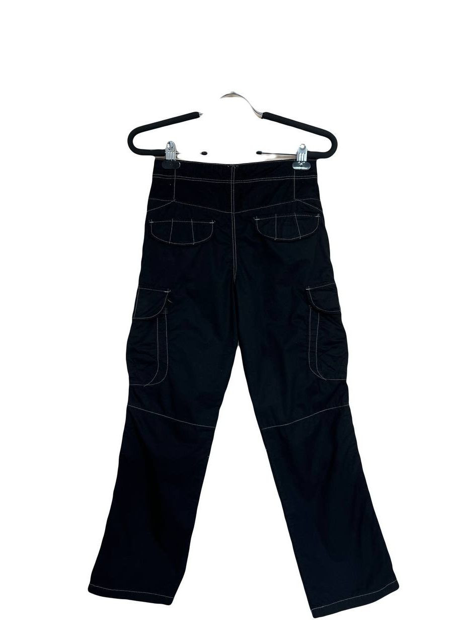 Черные кэжуал демисезонные брюки Mandarino