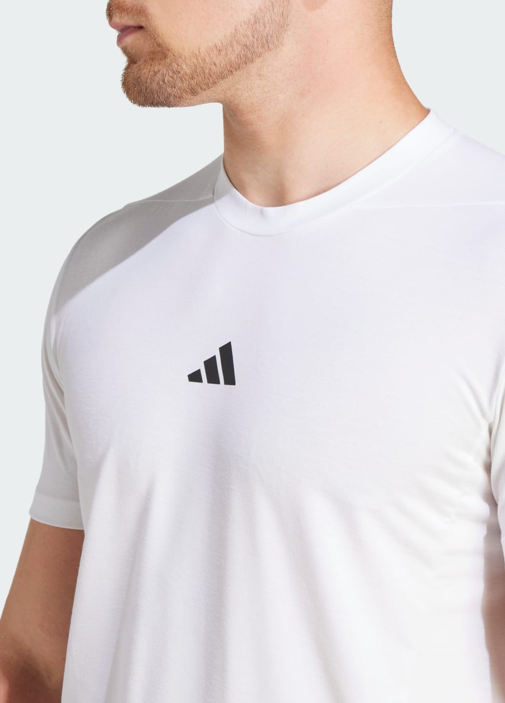 Біла футболка designed for training workout adidas