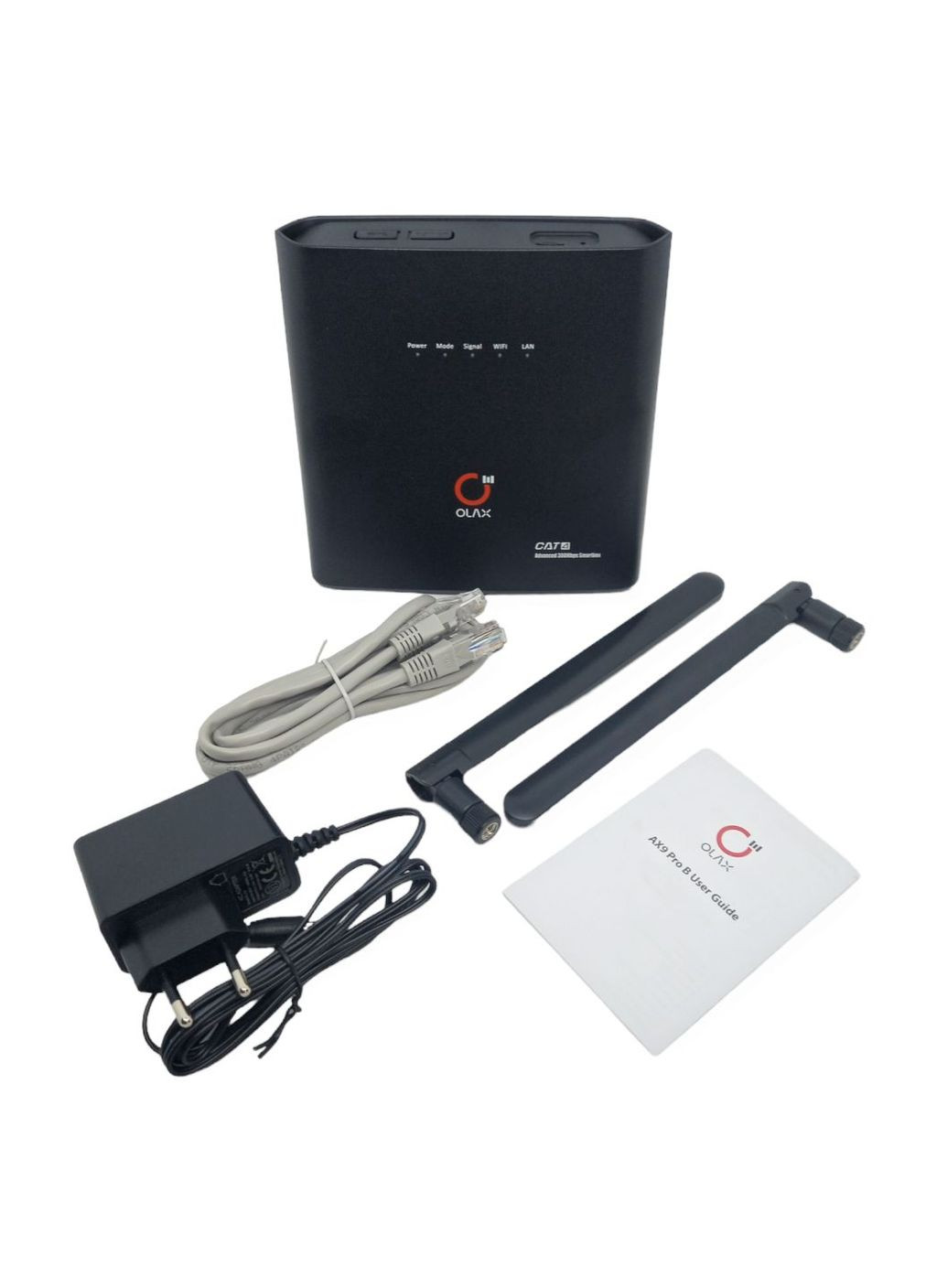 4G WIFI роутер модем маршрутизатор Olax AX9 PRO B с 3G 4G модемом аккумулятор 4000 mAh две антенны No Brand (276004489)