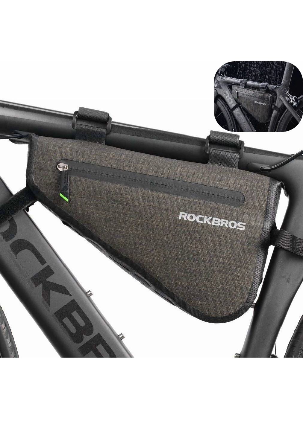 Велосипедная сумка под раму велосумка с треугольным каркасом RockBros (4324322) Unbranded (260567475)