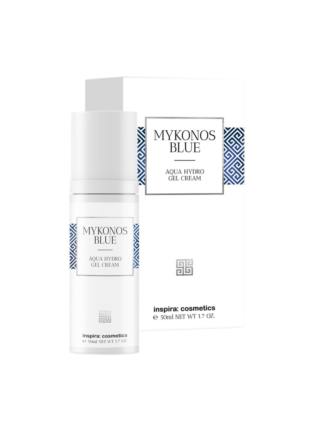 Інтенсивно-зволожуючий крем ONLY Mykonos Blue AQUA HYDRO GEL GREAM 50 мл Inspira:cosmetics (269237889)