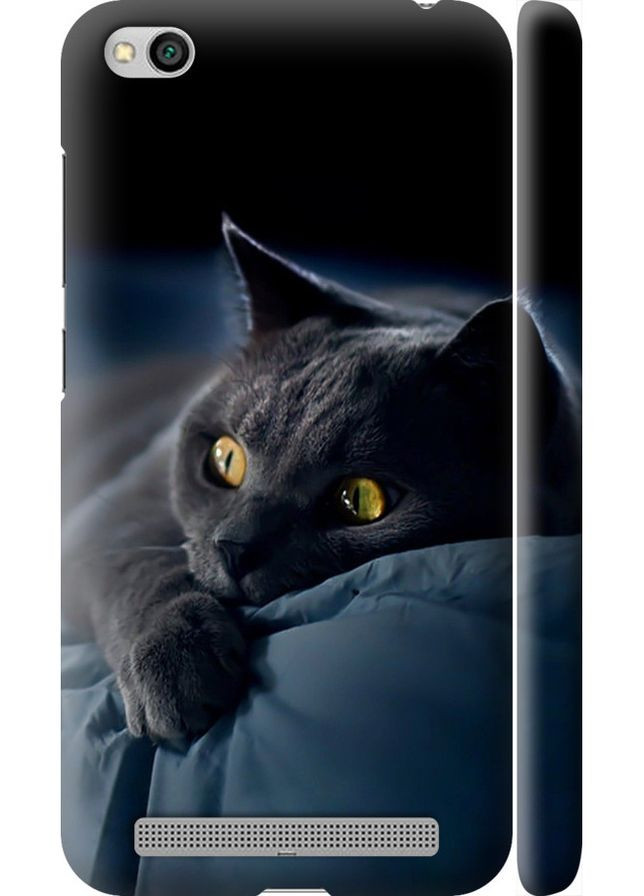 3D пластиковый матовый чехол 'Дымчатый кот' для Endorphone xiaomi redmi 5a (265226505)