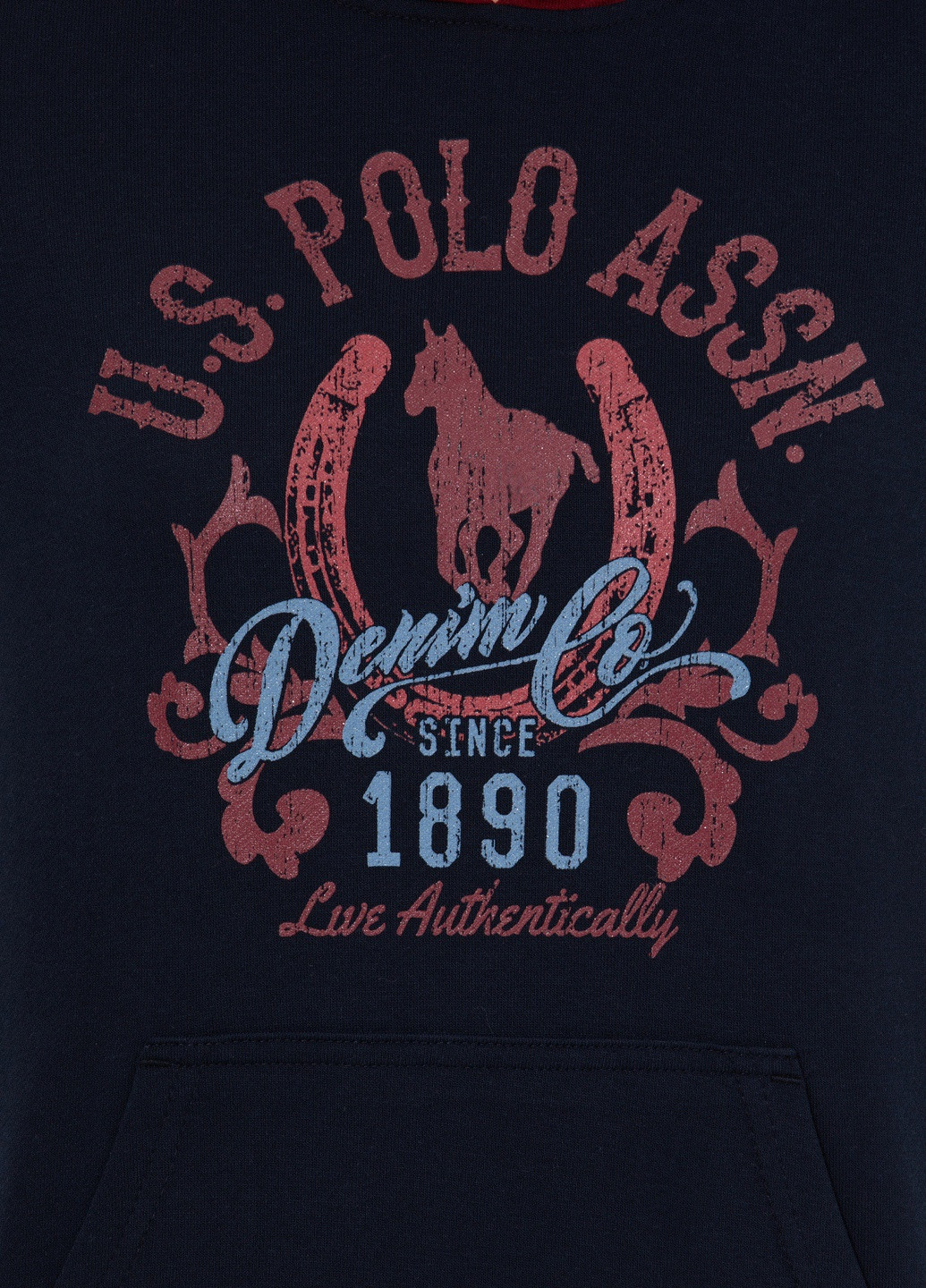 Темно-синій світшот u.s. polo assn. жіночий U.S. Polo Assn. (258527369)