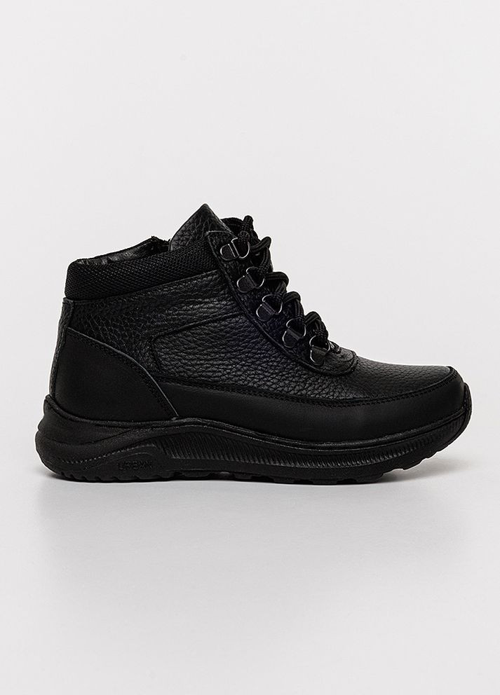 Черные зимние ботинки для мальчика цвет черный цб-00223277 Yuki