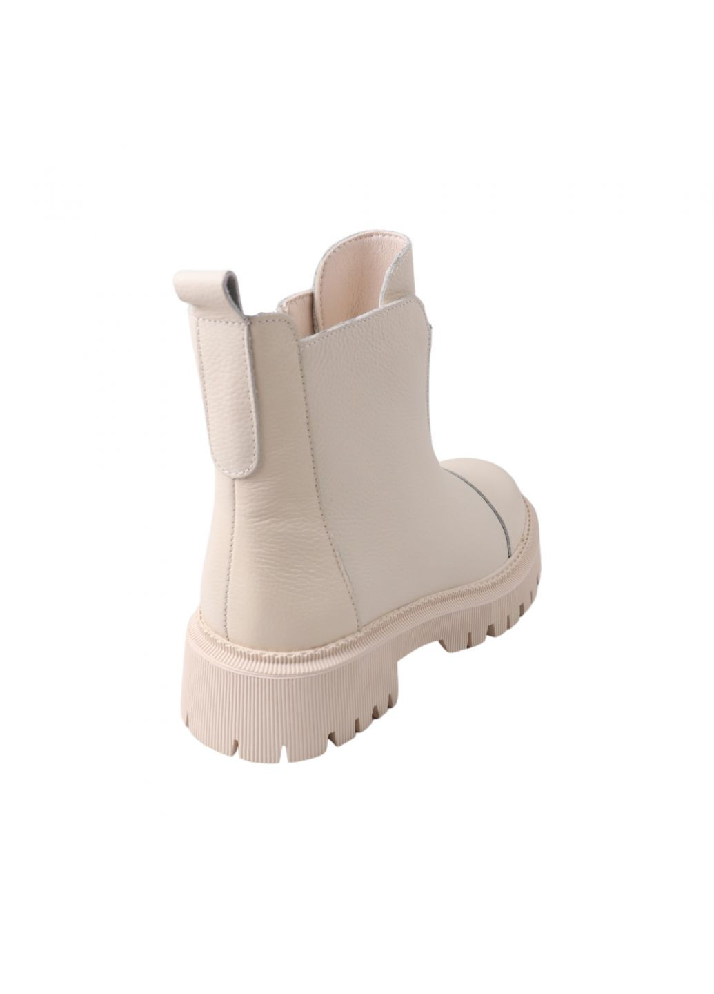 ботинки женские молочные натуральная кожа Lifexpert